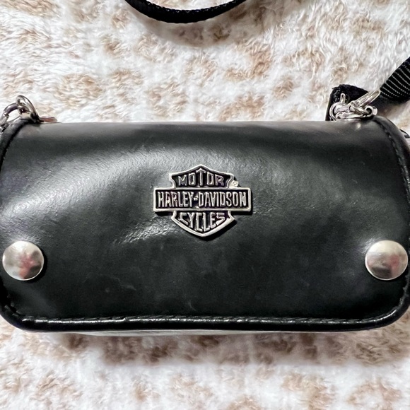 Harley Davidson Crossbody Cannister Bag RARE - Picture 2 of 6